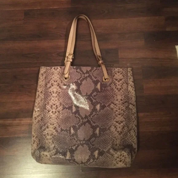 Michael Kors Python Tote - Picture 3 of 4